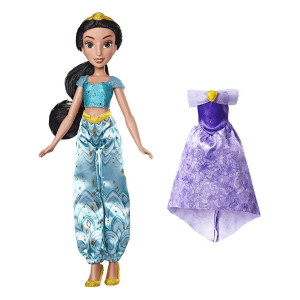 DISNEY – Princesa Jasmine Muñeca 30 cm Vestidos Noches Encantadas con Accesorios