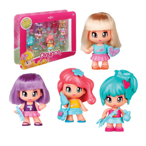 FAMOSA – Figuras Pinypon Peinados Edición Limitada – Figuras con Pelo Real y Accesorios para Peinar