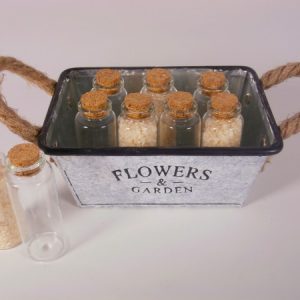 Mini frascos de cristal