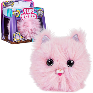 FUR FLUFFS – Mascota Peluche Interactivo con Sonidos y Reacciones Fur Fluffs, Gatito Rosa