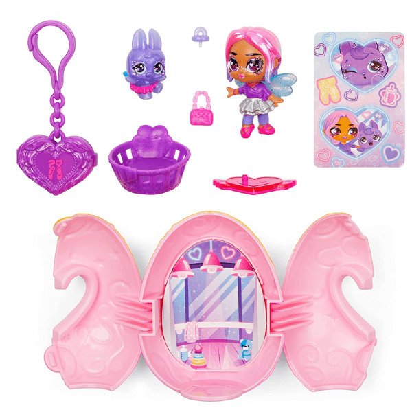 HATCHIMALS PIXIES – Shimmer Babies Babysitters con Baby Hatchimal | Juguete Interactivo Brillante y Adorable - Imagen 2