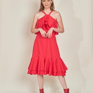 Vestido Canarias Rojo