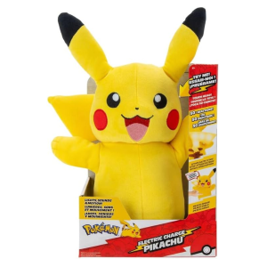 BIZAK – Pikachu Electrónico Interactivo Bizak 28 cm – Peluche Pokémon con Luces y Sonidos