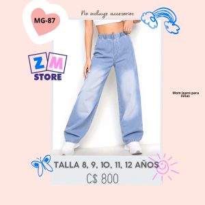 Jeans prelavado.–MG-87
