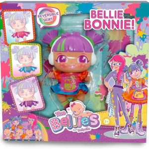 THE BELLIES – Bellie Bonnie muñeca interactiva con falda reversible y latidos
