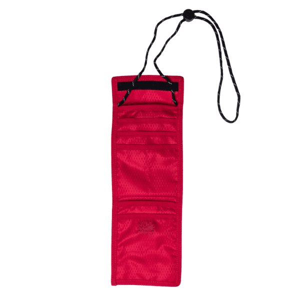 NIKE – Bolsa Bandolera Jordan Tri-Fold Rojo 9A0325-R78 Billetera Deportiva 18x12x5cm Unisex - Imagen 4