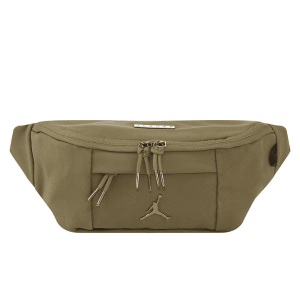 NIKE – Riñonera Jordan Suede Air Olive Flak Crossbody Verde Oliva Unisex 9A0317-F1F-EH