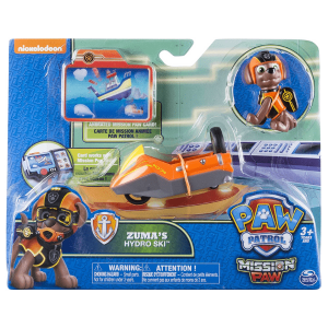 SPIN MASTER – Mini Vehículo de Misión Paw Patrol Rubbles Mini Miner Zuma´s Hydro Ski Patrulla Canina