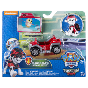 SPIN MASTER – Mini Vehículo Paw Patrol Misión Paw Rubbles Mini Vehículo Marshall Patrulla Canina