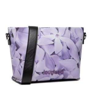 DESIGUAL – Bolso Pequeño Desigual Imperial Patch Calpe Lila 22SAXPA1/3001 Bandolera
