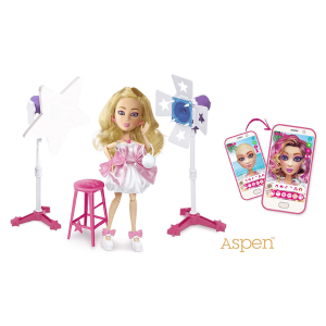 SNAPSTAR – Muñeca SnapStar Yulu Aspen Fashion Studio Influencer + Set Photo Studio Fotografico