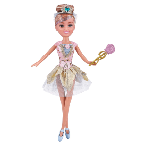 SPARKLE GIRLZ – Muñeca Sparkle Girlz Deluxe Ballerina Dorada con Accesorios