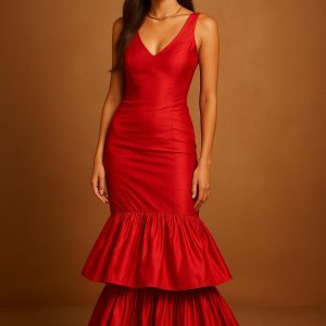 Vestido Adell Rojo