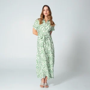 Vestido Largo Estampado Regular Mida